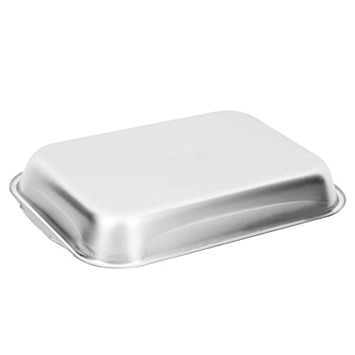 Vollrath 61230 3.5 Qt Bake and Roast Pan, Stainless Steel, 14-7/8 x 10-1/4 x 2-inch, Silver