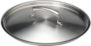 browne foodservice (5724124) 10" stainless steel pot and pan cover