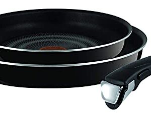 Tefal L2319002 Ingenio Non-stick Elegance Try-Me Cookware Set, 3 Pieces, Black