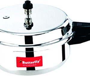Butterfly SP-SP Standard Plus Aluminum Senior Pan Pressure Cooker, 5.5-Liter