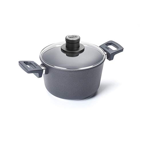 Woll Nowo Titanium Stockpot with Lid, 3.2 Quart, 8 Inch Diameter