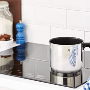 WMF Milk Pot Ø 14 cm Approx. l Pouring Rim Cromargan Stainless Steel Brushed Suitable for All Stove Tops Including Induction Dishwasher-Safe