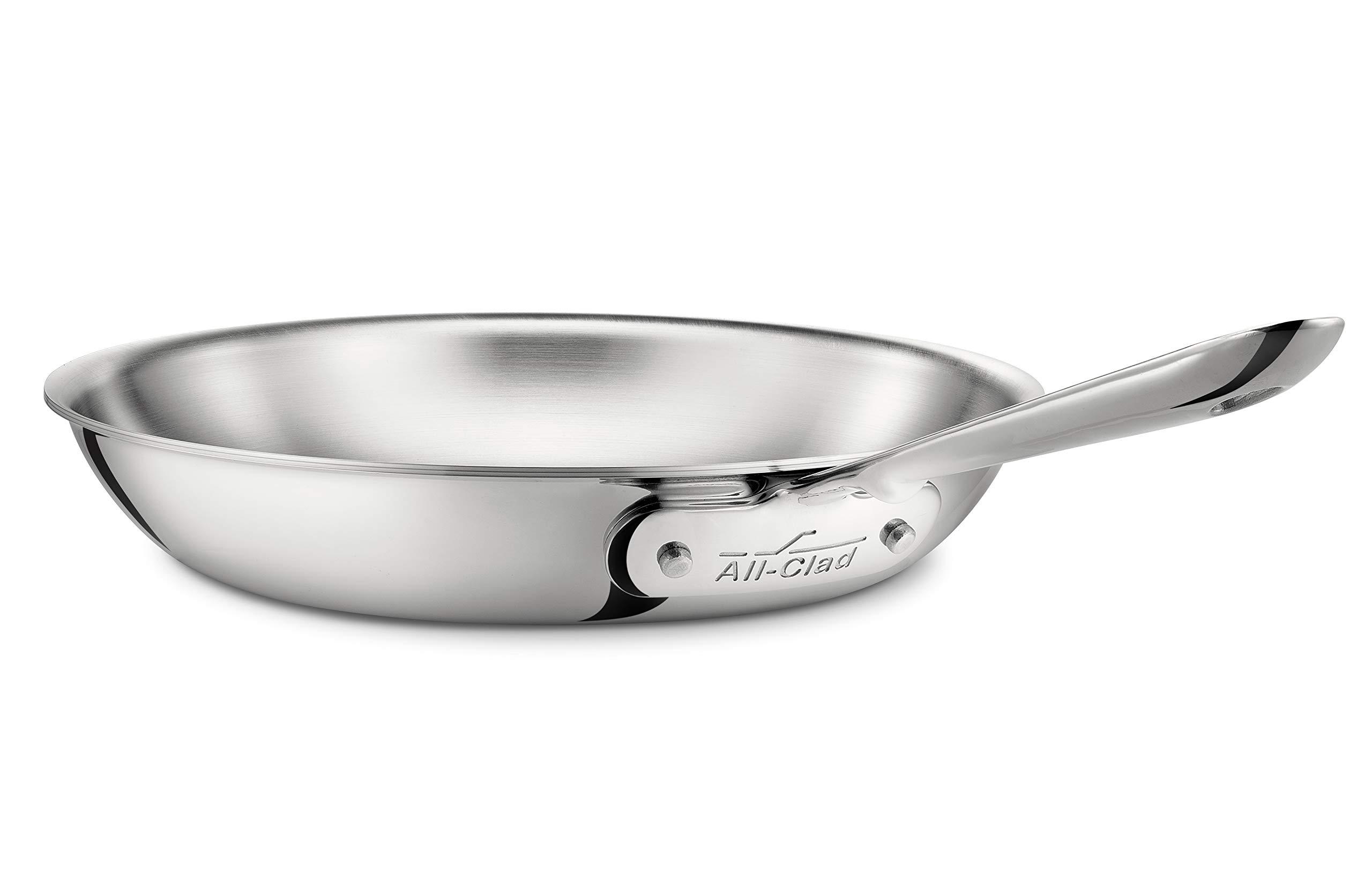 All-Clad Stainless Steel Fry Pan Cookware, 12-Inch, Silver