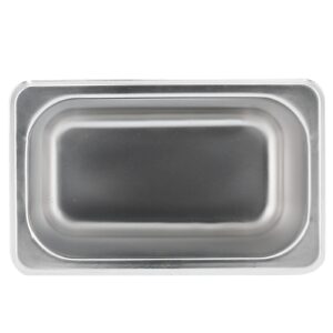 Buffet Food Pans, Stainless Steel Square Pan Restaurant Pans Steam Table Pan Hotel Pan Containers Insulation Counter Basin for Canteen Hotels Kitchen