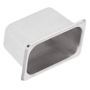 Buffet Food Pans, Stainless Steel Square Pan Restaurant Pans Steam Table Pan Hotel Pan Containers Insulation Counter Basin for Canteen Hotels Kitchen