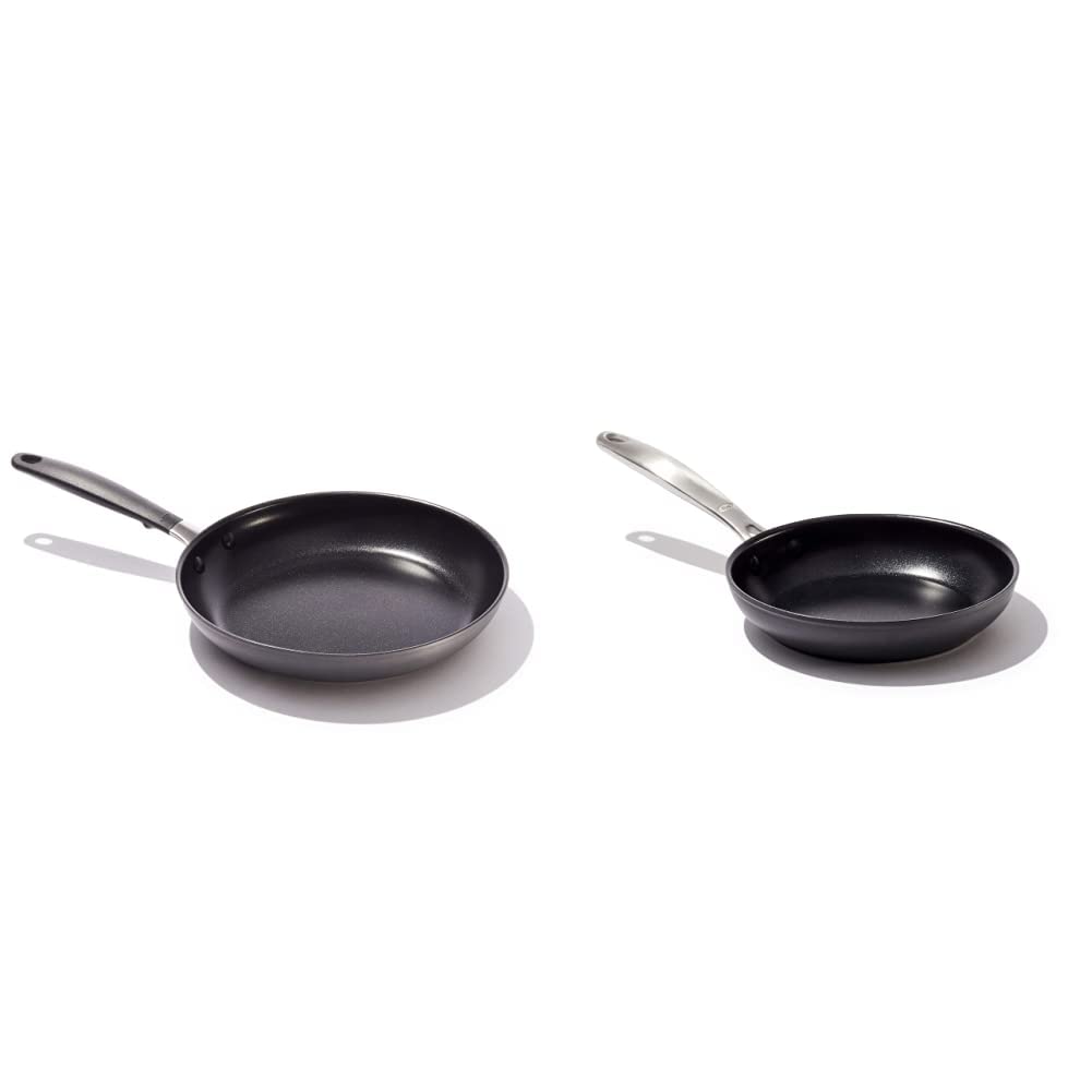 OXO Good Grips 10" Frying Pan Skillet and 8" Frying Pan Skillet Bundle