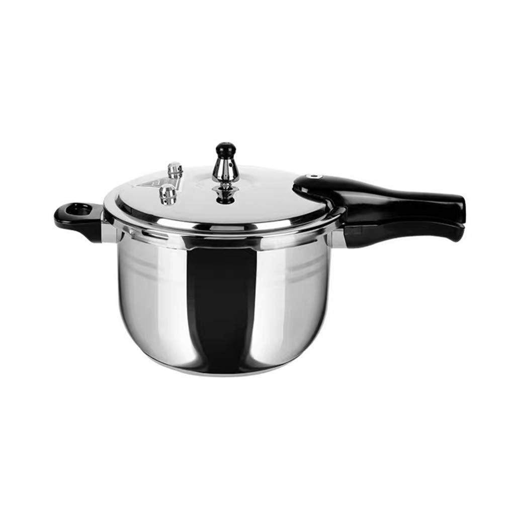 DSFHKUYB Stainless Steel Pressure Cooker, Suitable on All hob Types Including Induction, Stainless Steel, Diameter: 16 cm,5L