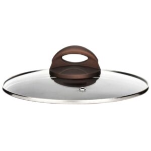 nutrichef " dutch oven pot lid - see-through tempered glass lids (works with model: nccw12brw)"