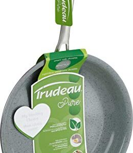 Trudeau Pure Ceramic Frying Pan, 10-Inch, Grey