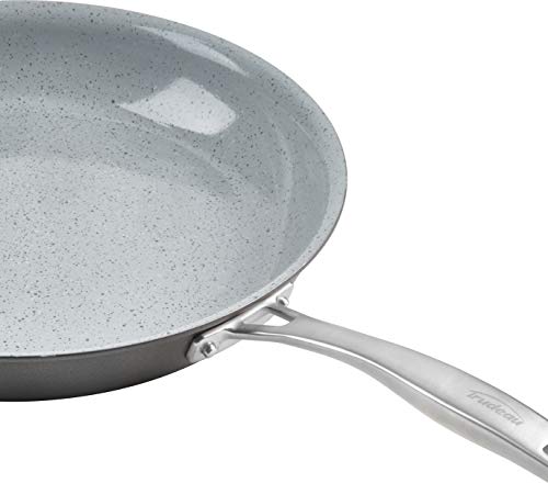 Trudeau Pure Ceramic Frying Pan, 10-Inch, Grey