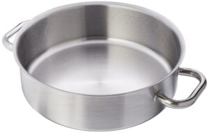 matfer bourgeat excellence casseroles without lid, 9 1/2-inch, gray