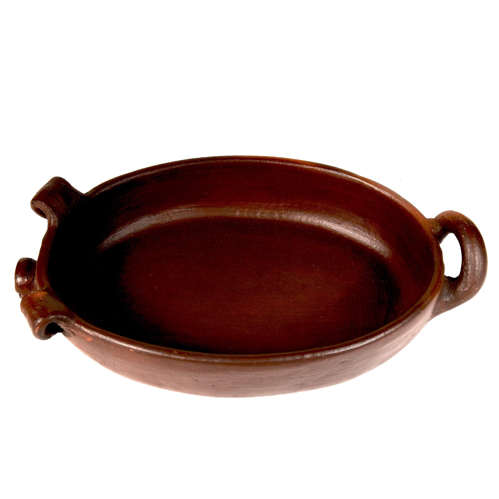 Ancient Cookware Pomaireware Clay Novelty Pig Faced Roasting Pan, 1.5 Quarts