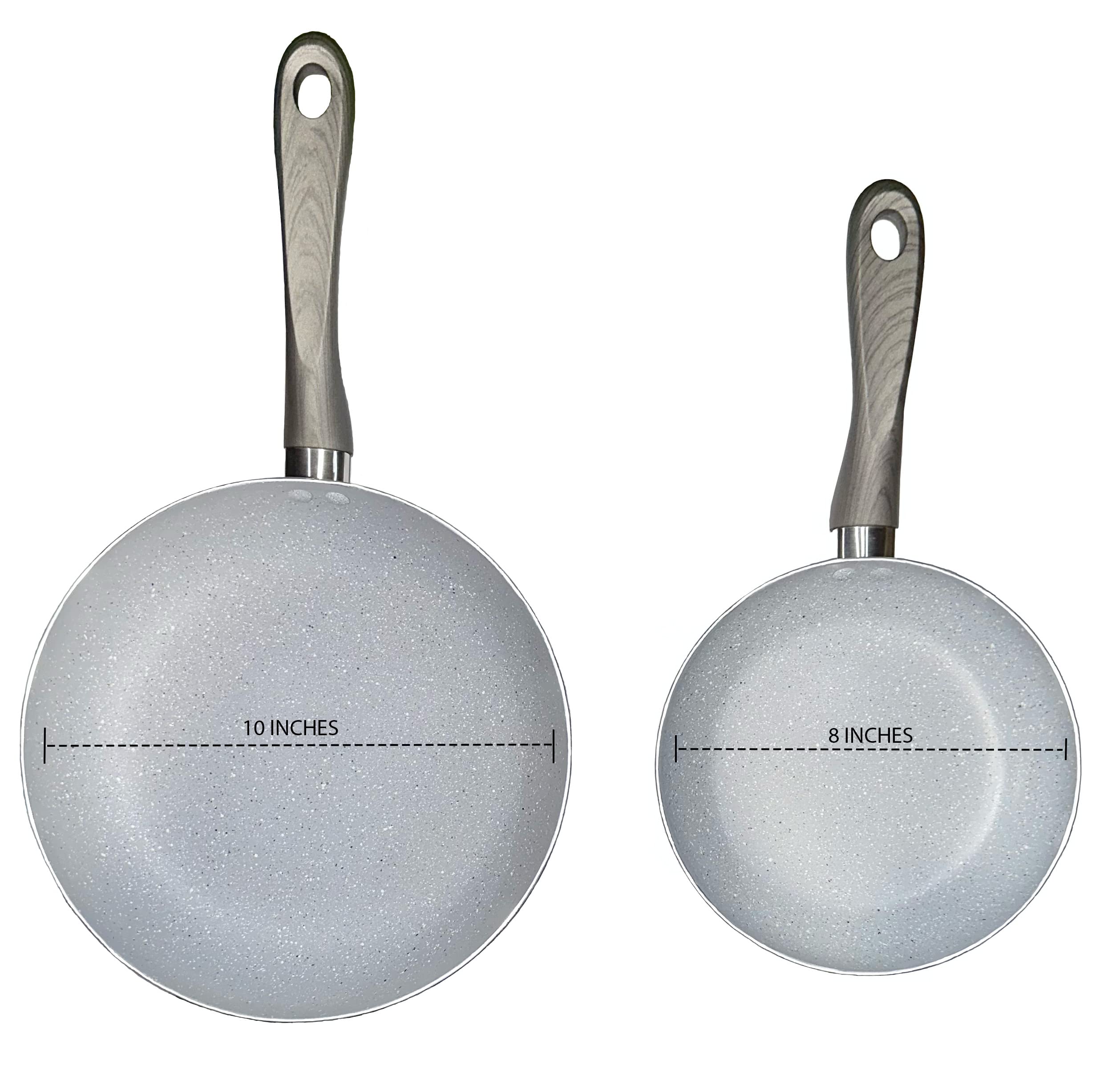 Sonoma Non-stick Fry Pan Set - 8 inch & 10 inch, Saute Pan, Premium Pan set, Aluminum Cookware