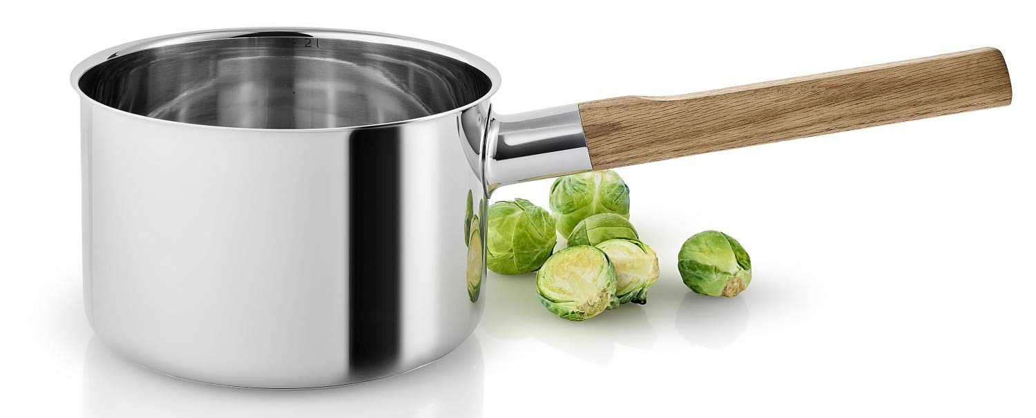 EVA SOLO | Nordic Kitchen Sauce Pan 2qt | Stainless Steel, Easy Handling & Low Weight | Suitable for all Heat Sources – Including Induction | Easy to Clean | Danish Design, Functionality & Quality