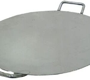 Indian Traditional Stainless Steel Round Pav Bhaji Tawa 18" Inch Commercial Purpose By Indian Collectible