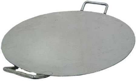 Indian Traditional Stainless Steel Round Pav Bhaji Tawa 18" Inch Commercial Purpose By Indian Collectible