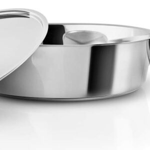 Eva Solo | Nordic Kitchen Suete Pan with Lid | Stainless Steel, Easy Handling & Low Weight | Suitable for all Heat Sources – Including Induction | Easy to Clean