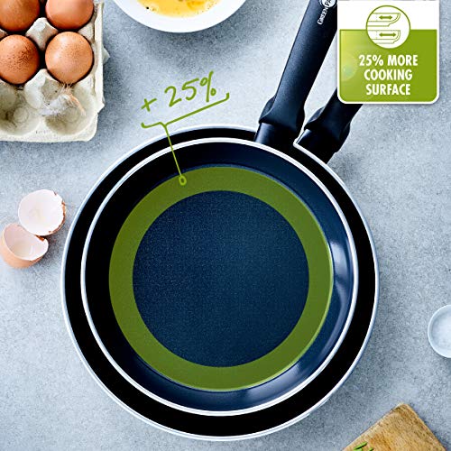 GreenPan CW001695-001 Torino 100% ToxinFree Healthy Ceramic Nonstick Metal Utensil/Induction/Dishwasher/OvenSafe Wok - 28cm/3.6L - Black