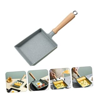 Cabilock 1pc frying pan outdoor cooking stove outdoor griddle washing machine pedestal japanese frying tamagoyaki egg pan Breakfast Pan Non-stick Pan Square Flat Pan Home Cooking Pan mini