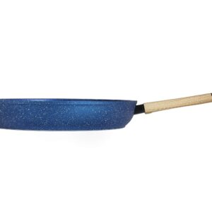 Art of Cooking 12" Granite Nonstick Frying Pan Omelet Skillet Cookware (Induction Compatible) (Ocean Blue)