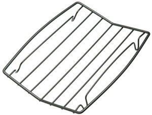masterclass kcmctrayns26 26 x 20 cm non stick roasting rack, v shaped, carbon steel, silver