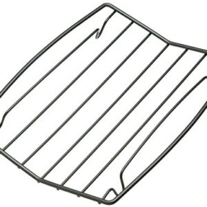 MasterClass KCMCTRAYNS26 26 x 20 cm Non Stick Roasting Rack, V Shaped, Carbon Steel, Silver