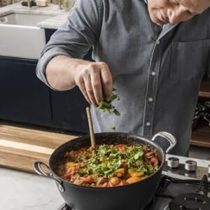 Tefal Jamie Oliver 30 cm Big Batch Pan, Non Stick Hard Anodised, H9125444