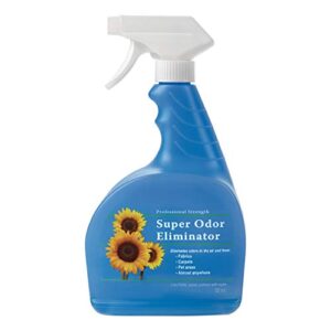 super odor eliminator multi-purpose, fabric and air deodorizer in fresh scent, 1 quart – 6 pack