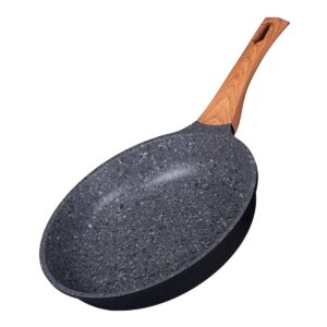 kochstelle non stick fry pan, granite, 10", black