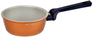 salutella zerocolor non stick 1.5 qt sauce pan, copper