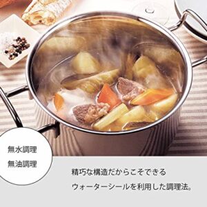 Miyazaki Seisakusho Kitchen Supplies/Dishes Frying Two-Handed pan, 20cm, Clear