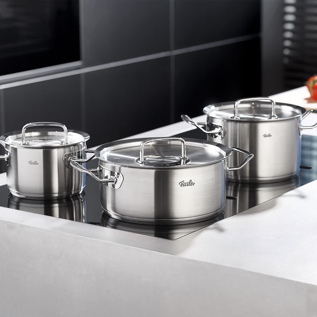 Fissler Original-Profi Collection Stainless Steel Cookware with Sauce Pan, 9 Piece