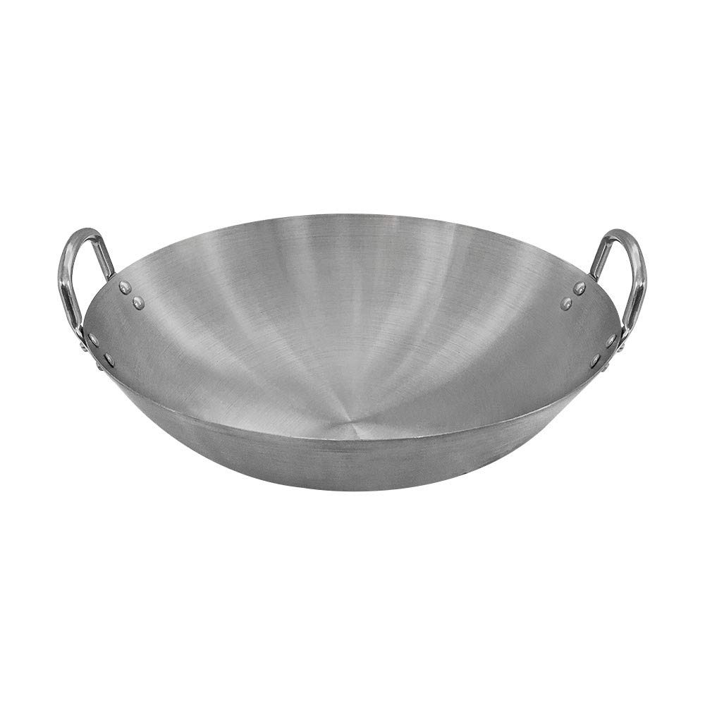 PROLINEMAX 15" Stainless Steel Wok with Handle Cookware 5'' Depth