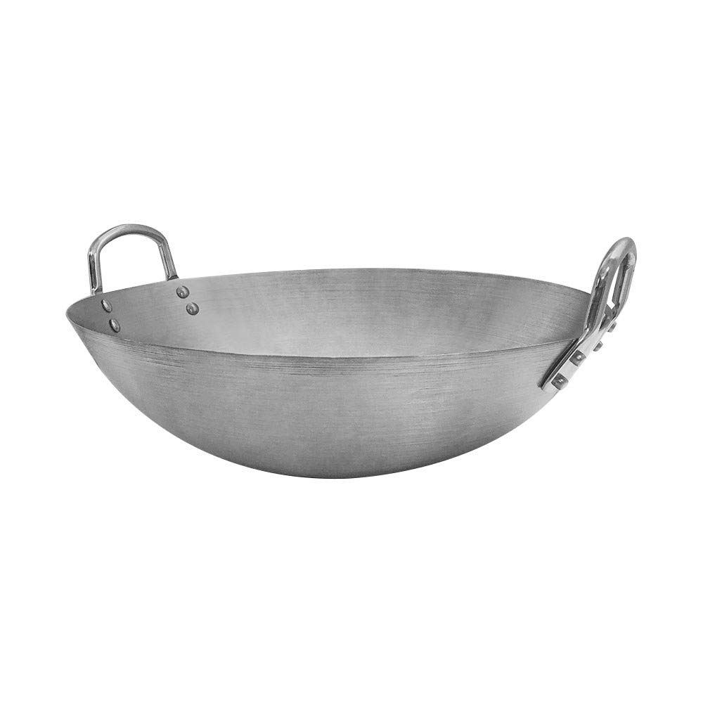 PROLINEMAX 15" Stainless Steel Wok with Handle Cookware 5'' Depth