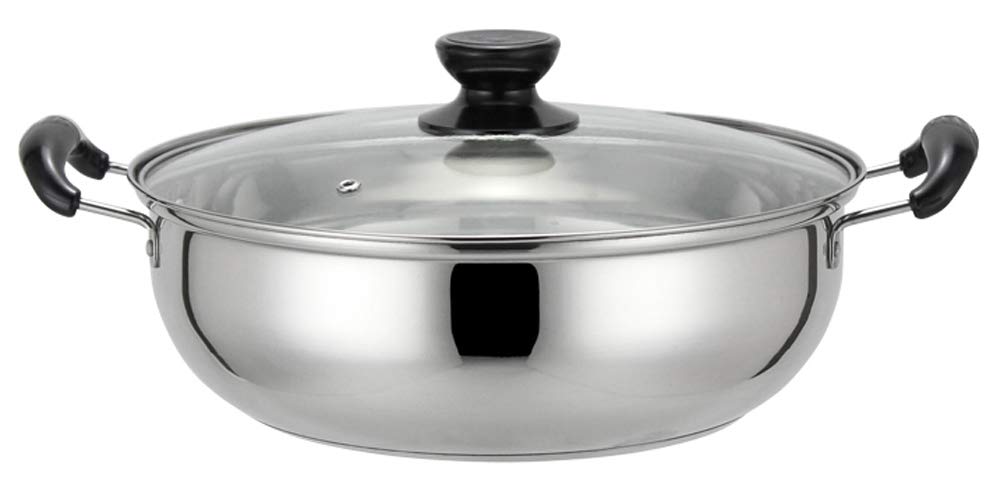 stainless divided Hot pot 30cm