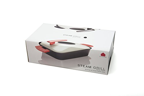 UchiCook Steam Grill Metal Cover, Red