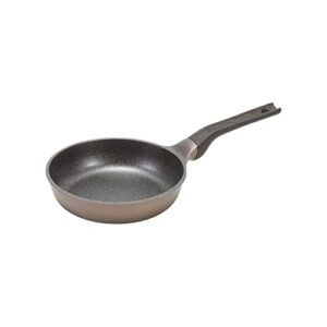 pearl metal hb-6781 frying pan, 7.9 inches (20 cm), mega stone, for gas stoves, can hold vegetable chopsticks
