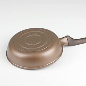 Pearl Metal HB-6781 Frying Pan, 7.9 inches (20 cm), Mega Stone, For Gas Stoves, Can Hold Vegetable Chopsticks