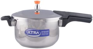 elgi ultra eu-5.5l stainless steel pressure cooker, 5.5-liter
