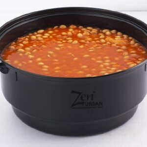 ZenUrban 870022 Sauce and Bean Pot, Black