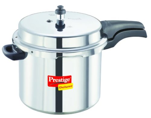 Prestige Deluxe Aluminum Pressure Cooker, 7-1/2-Liter