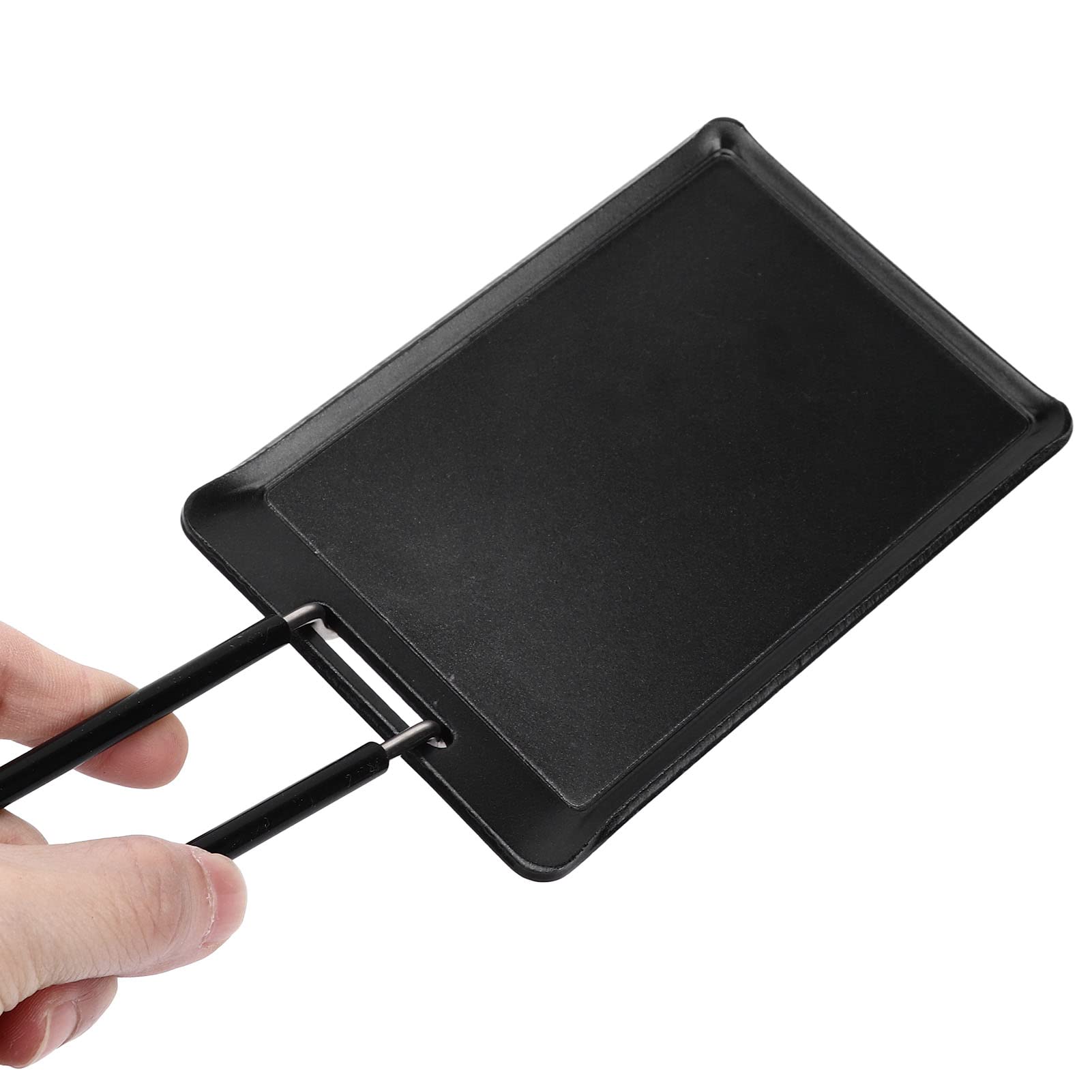 Grill Pan, Small Nonstick BBQ Grill Pan with Detachable Handle, 5.1 x 3.4 in Multipurpose BBQ Grilling Pan Steak Frying Pan Heating Evenly and Quickly for Kitchen, Traveling, Camping