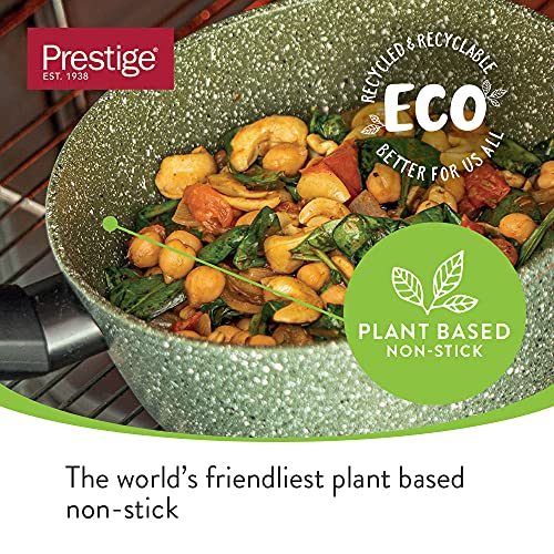 PRESTIGE - Eco Non Stick Frying Pan Set - Plant Based Non Stick - Recycled and Recyclable - PFOA Free - Induction - 20/24 cm