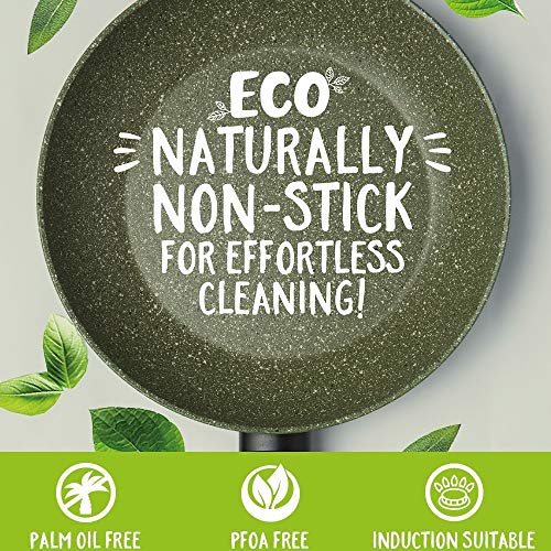 PRESTIGE - Eco Non Stick Frying Pan Set - Plant Based Non Stick - Recycled and Recyclable - PFOA Free - Induction - 20/24 cm