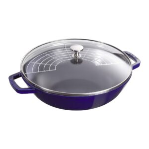 staub perfect pan, dark blue