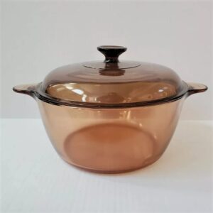 corning vision amber 4.5 l stew pot w/lid
