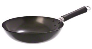 update international (wok-11) 11" carbon steel wok