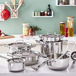 Lagostina Sfiziosa Saucepan Set, Stainless Steel, 13-Piece