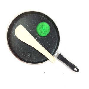 G&D Non-Stick Dosa Tava Griddle Dosa Pan Cookware Non Stick Dosa Tawa Dosa Tawa Indian Style Nonstick Pan Crepe Pancake Pan Griddle Round Griddle Cookware Pan Thickness 4mm Dosa Tawa