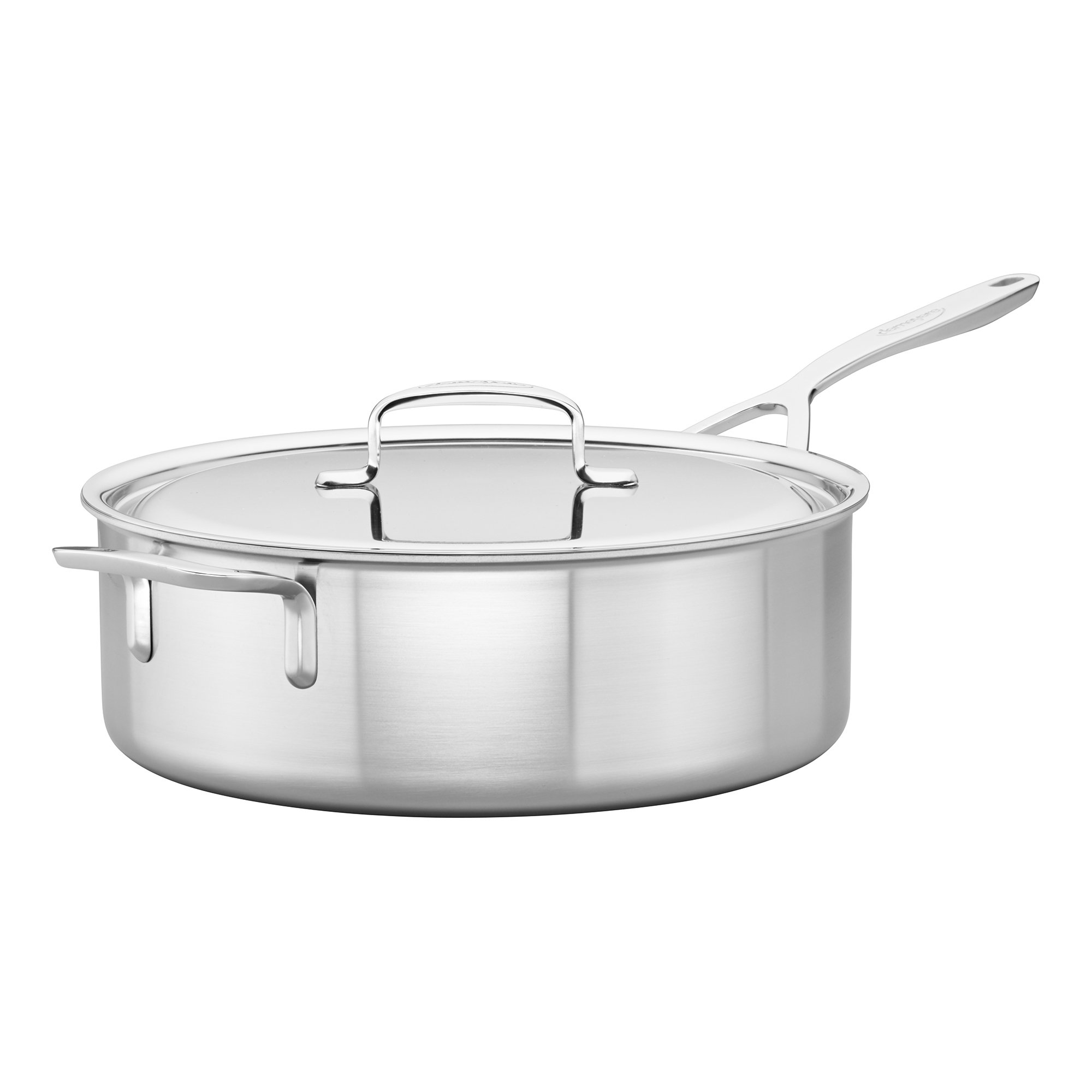 Demeyere 5-Plus Stainless Steel 6.5-qt Saute Pan with Helper Handle